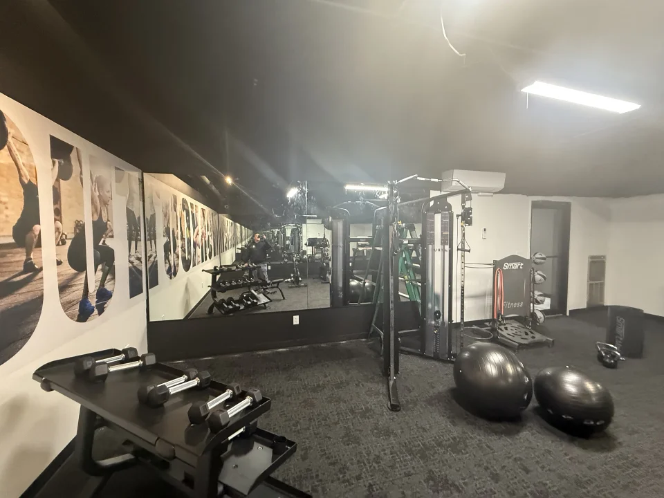 gym mirror wall installation