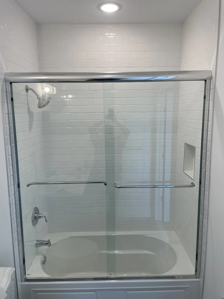 glass shower door installation