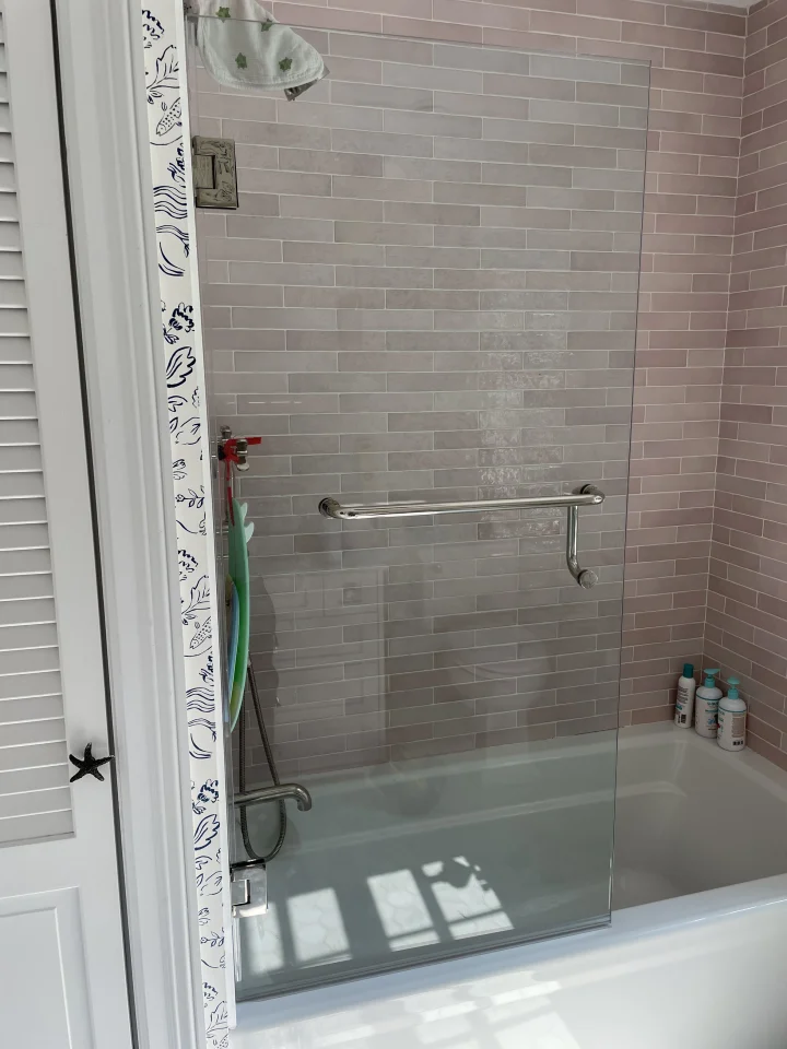glass shower door installation