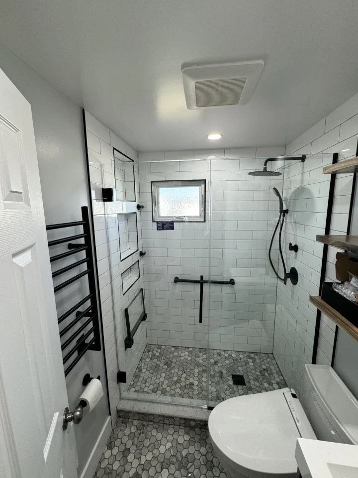 glass shower door installation