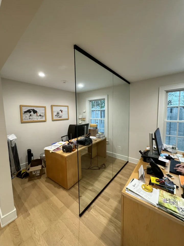 glass office partition