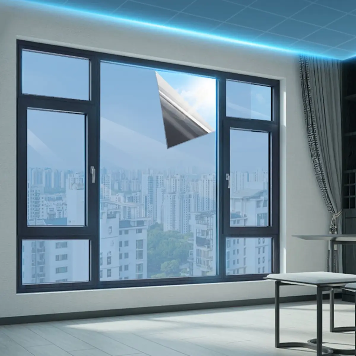 one way window film